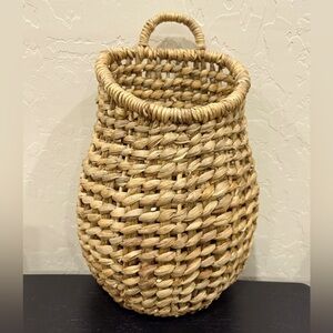 Water Hyacinth Hanging Woven Basket